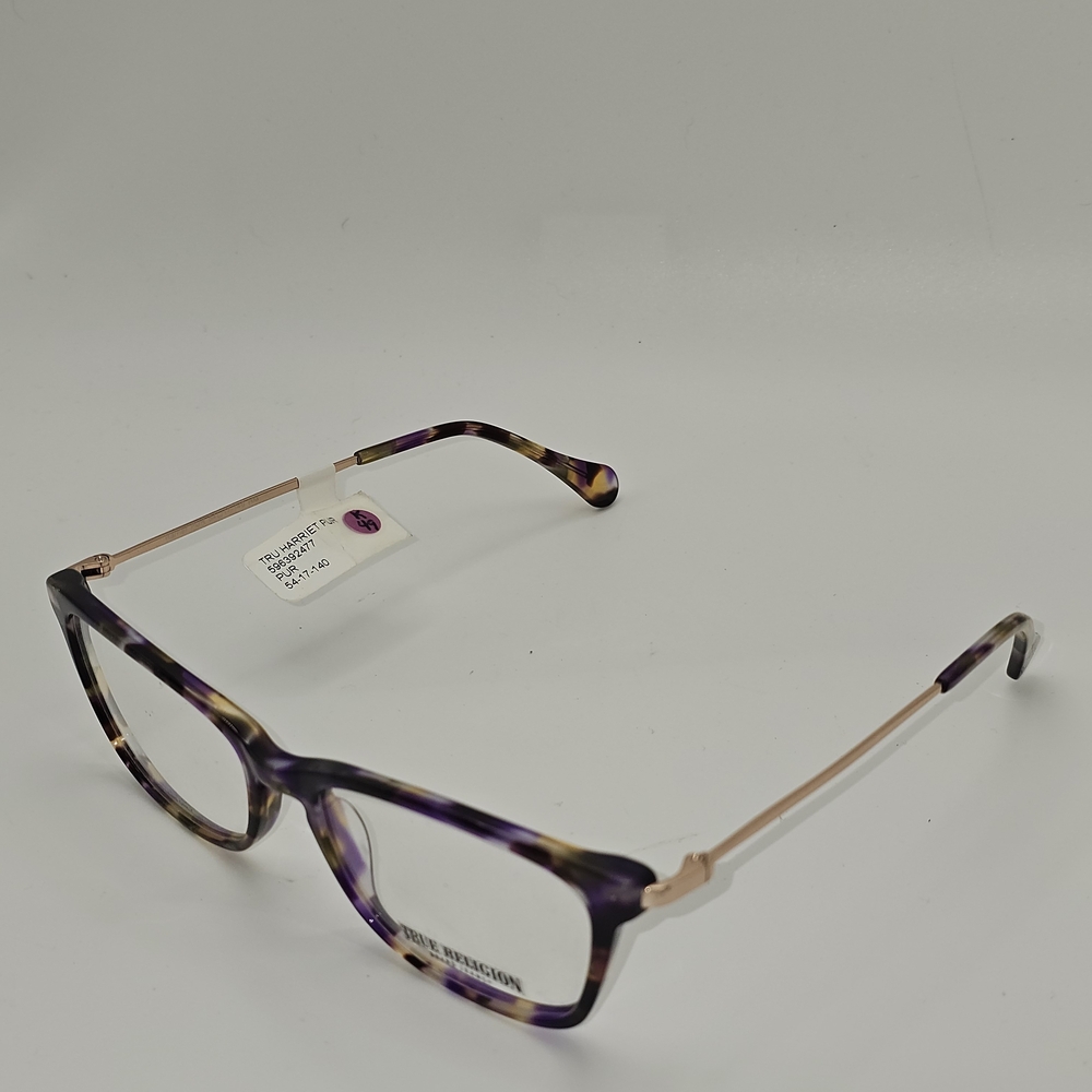 True Religion Harriet‎ PUR Purple Eyeglass Frames 54 17 140